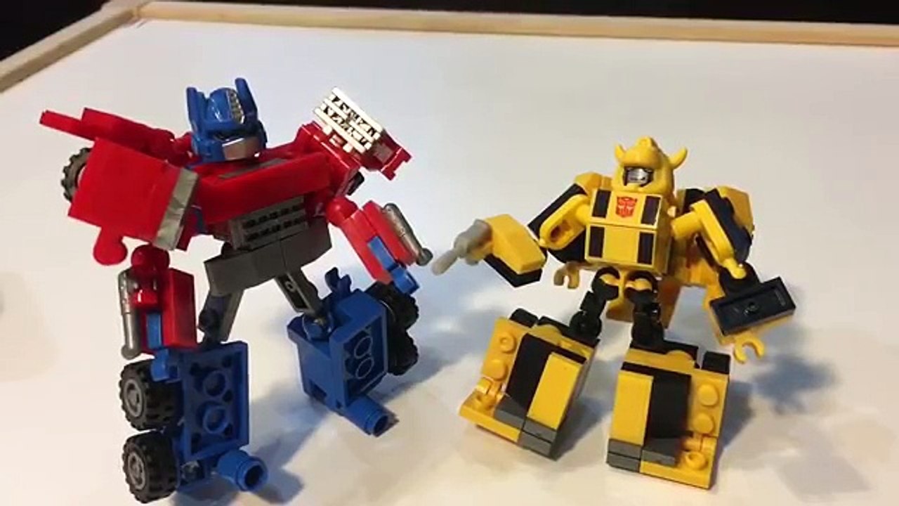 Giant Fun Surprise Show Kreo Transformer Optimus Prime Bumblebee Superheroes Toys Kids Video