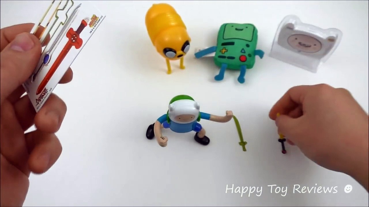 2016 ADVENTURE TIME SONIC DRIVE-IN CARTOON NETWORK SET 4 KIDS MEAL TOYS COLLECTION WACKY PACK REVIEW