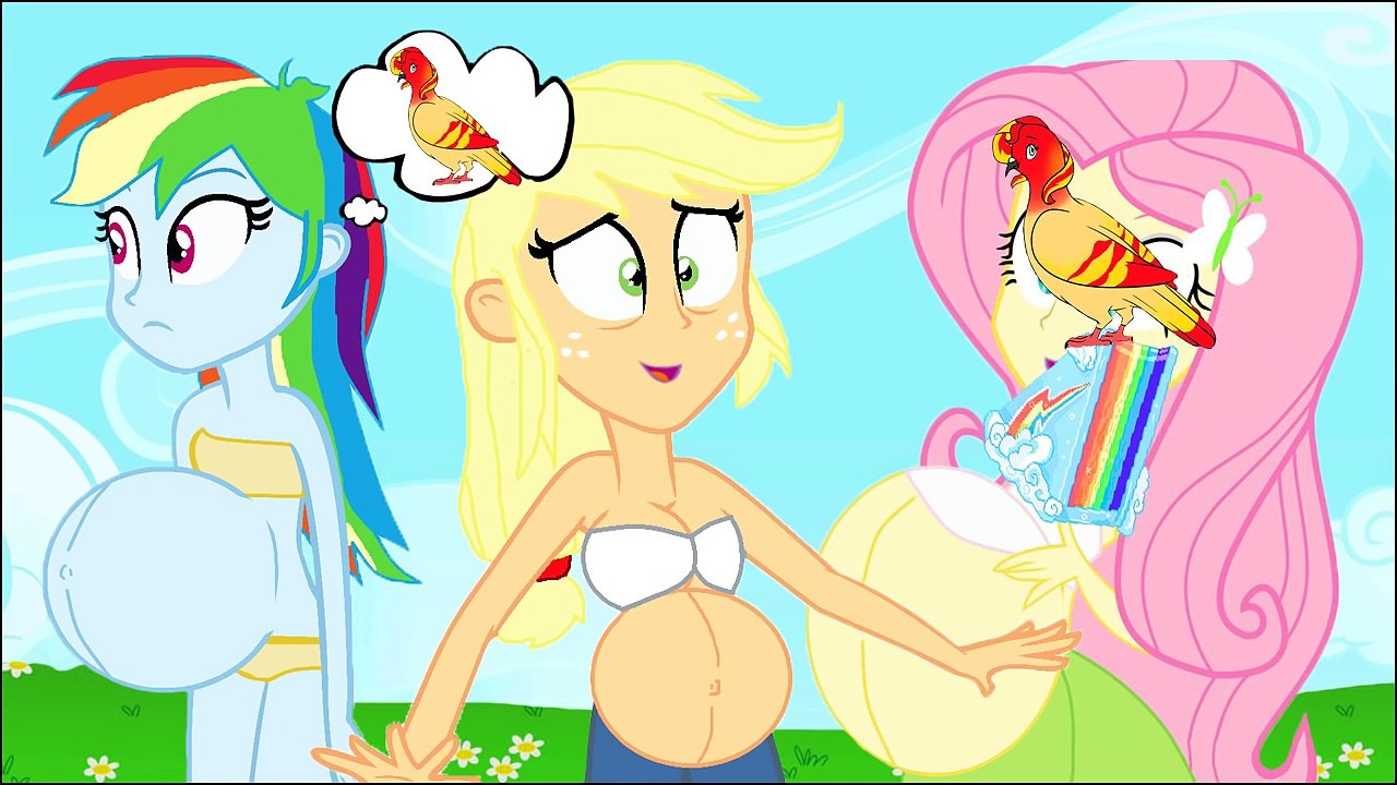 ✿ My Little Pony MLP Equestria Girls Transforms with Animation PREGNANT Baby Care Real Life HD