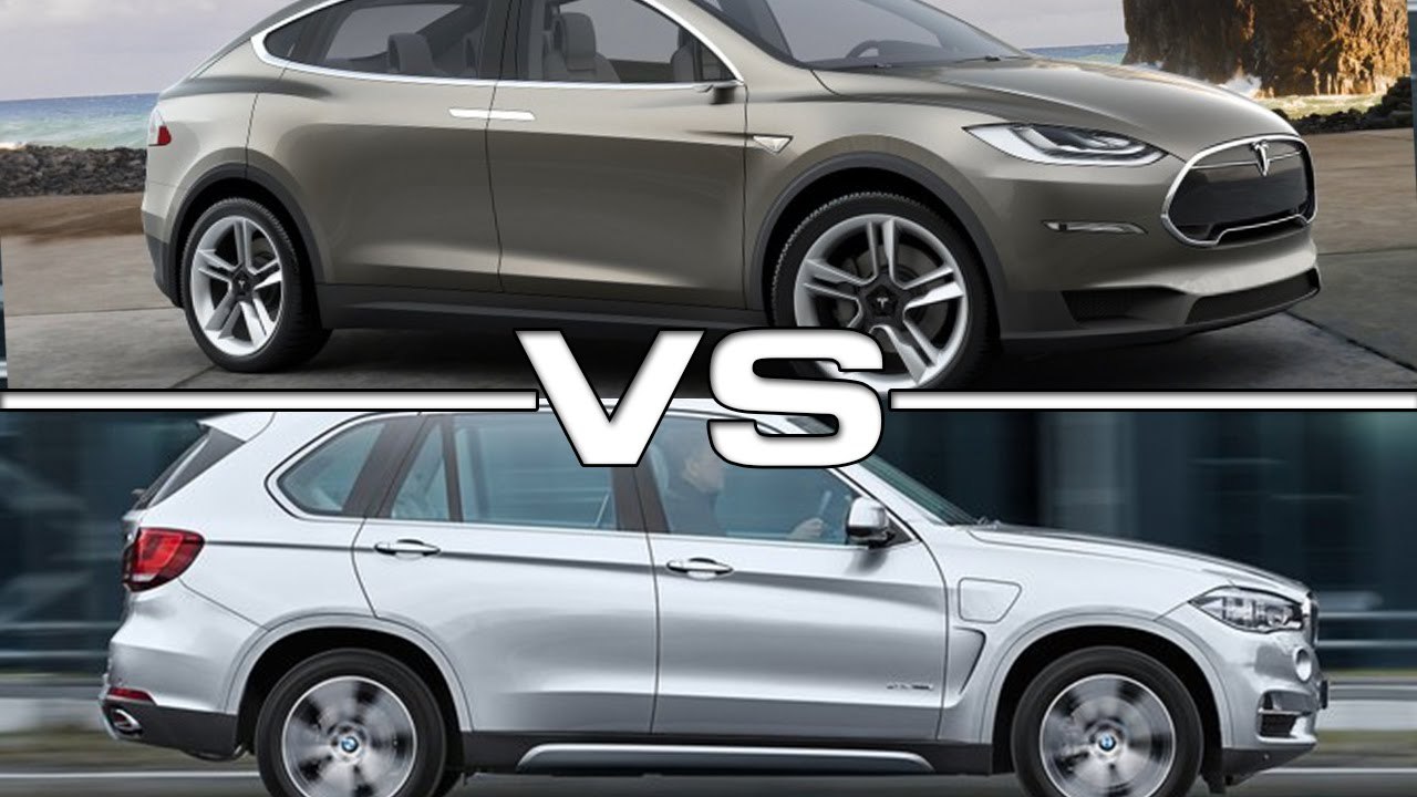 Tesla Model X Vs BMW X5 e Drive
