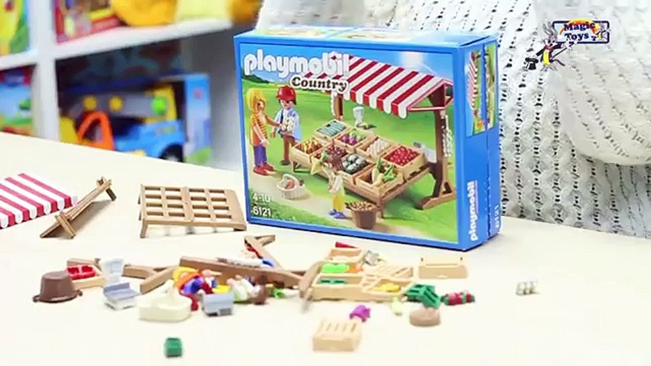 BANCARELLA FRUTTA E VERDURA PLAYMOBIL COUNTRY- Andiamo a fare la spesa al mercato delle primizie!