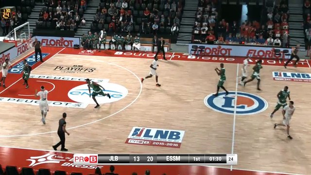 Pro B, Playoffs quart aller : Bourg-en-Bresse vs Le Portel