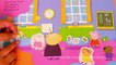 Pegatinas de Peppa Pig en español y su familia en su casa, en la escuela y el huerto de los abuelos