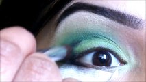 Green Smokey Eye Indian/Pakistani Mehendi Bridal Makeup Video Tutorial
