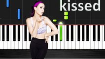 Katy Perry - I kissed a girl Piano Cover with Lyrics -- Synthesia Piano Tutorial - YouTube