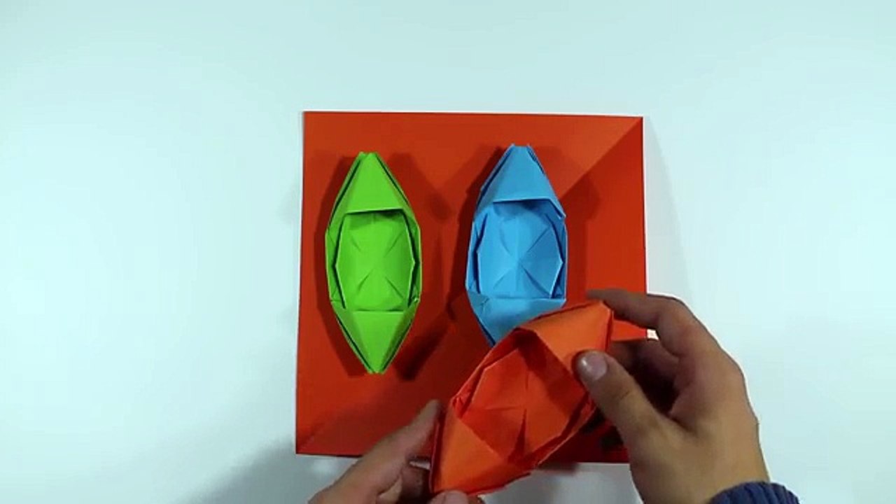 Como hacer un barco de origami sencillo