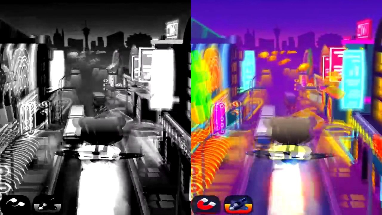 Black & White Backwards Running - Talking Tom Gold Run Agent Tom ✔ Reverse Black & White