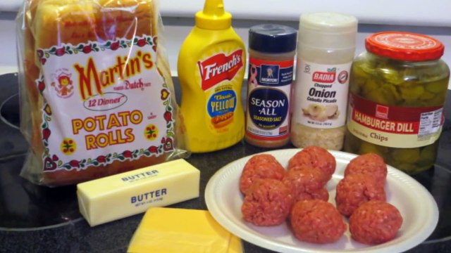 Sliders - Little Tavern Hamburger Sliders Recipe - How to make Sliders