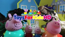 Peppa Pig, George y la Pizza Gigante de Papa Pig Videos de PEPPA PIG EN ESPAÑOL - ToysForKidsHD