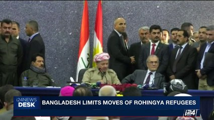 i24NEWS DESK | Bangladesh limits moves of Rohingya refugees | Sunday, September 17th 2017