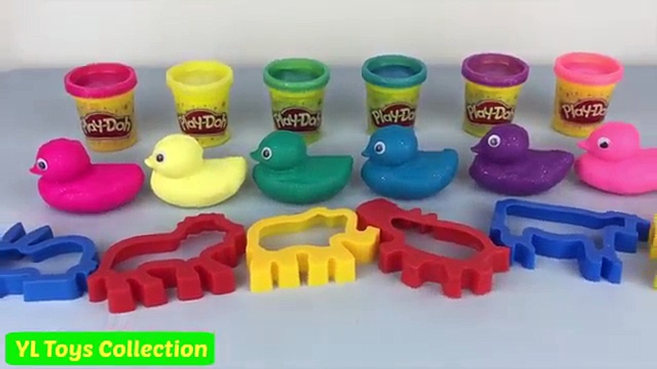 Play Doh Sparkle Ducks Fun and Creative Zoo Animal Mould for Kids by YL Toys Collection