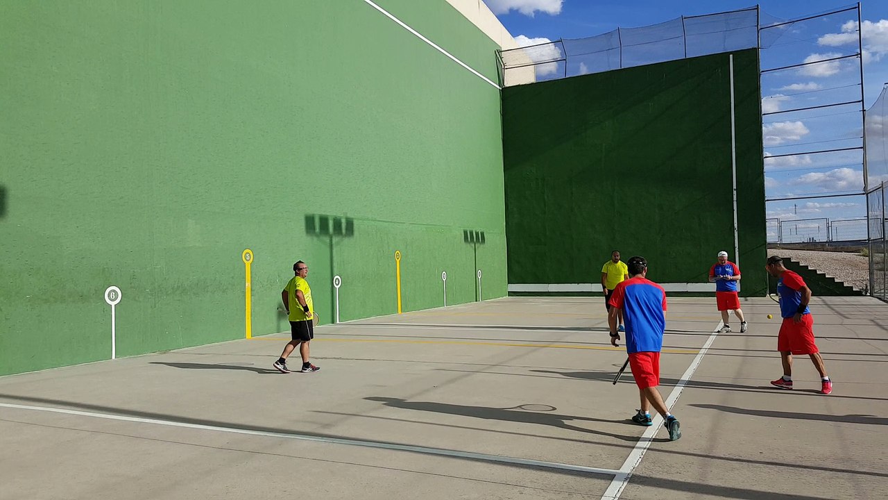 Frontenis 2ª partida 2ª división Rivas vs Pinto set 3 ultimos tantos emocionantes