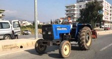 Antalya'da Çocuk Traktör Şoförü Yürekleri Ağza Getirdi