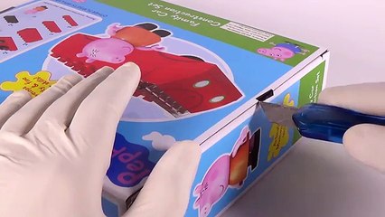 Et construire maison jouer examen Ensemble jouet déballage La construction de peppa