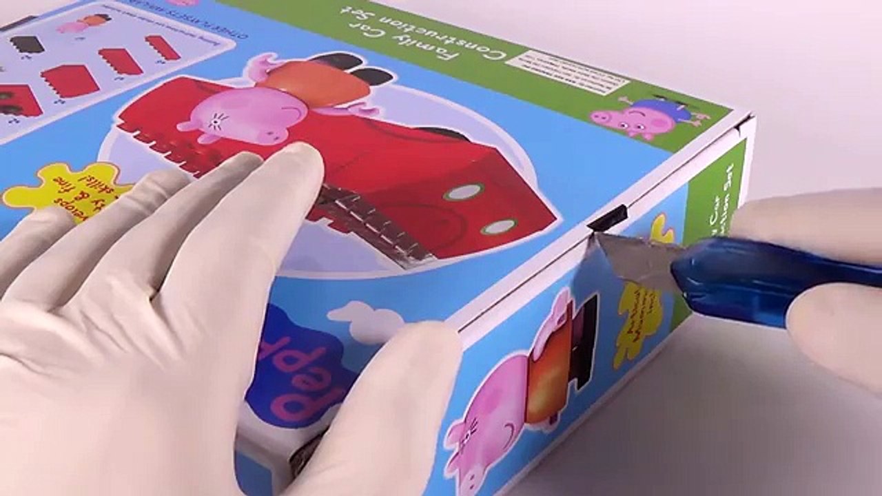 Et construire maison jouer examen Ensemble jouet déballage La construction de peppa