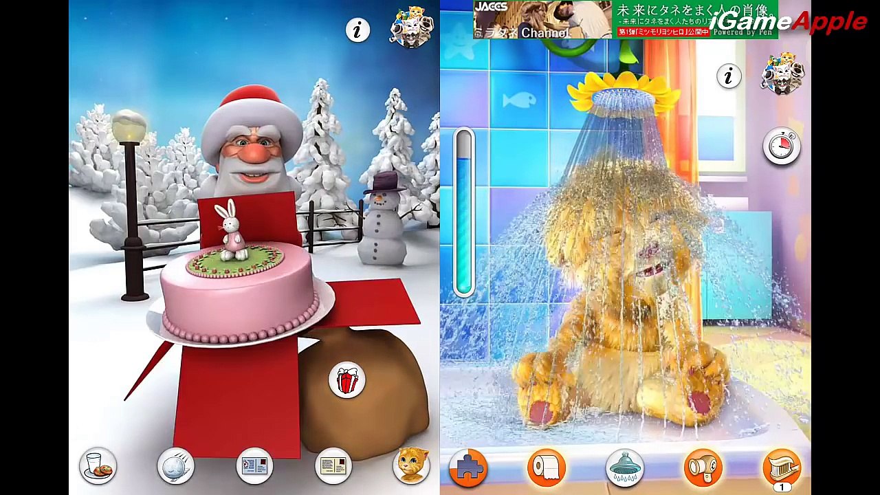 TALKING SANTA vs TALKING GINGER - Free game for iPhone iPad (iOS, Android)