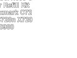 Laser Tek Services Cyan Toner Refill Kit for the Lexmark C720 C720dn C720n X720 15W0900