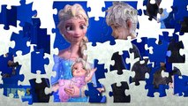 Et bébé pour gel gelé Jeu enfants petit Princesse Elsa jack puzzle