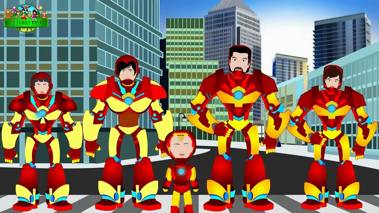 ULTIMATE IRONMAN FINGER FAMILY COLLECTION | EPIC AND FUNNY BATTLE | BABY NURSERY RHYMES |
