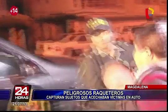 Magdalena del Mar: peligrosos 'raqueteros' fueron capturados cuando pretendían realizar atraco