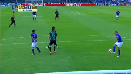Cruz Azul 2 - 1 Santos  - Resumen -  Apertura 16.09.2017
