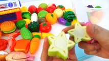 Toy Cutting Fruit Velcro Vegetable Salad Cooking Playset velcro steak fish chicken Cooking Playset