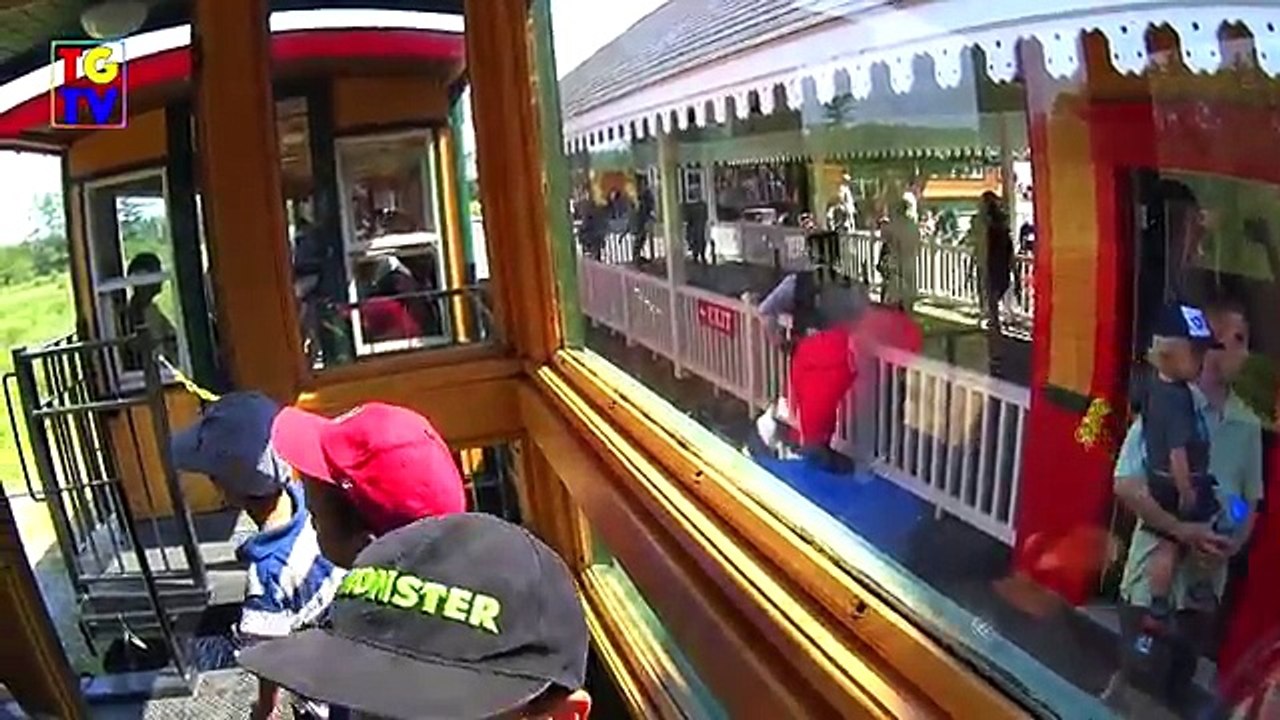 THOMAS AND FRIENDS Train Rides for kids Thomas Land Edaville USA amusement park Ryan ToysR