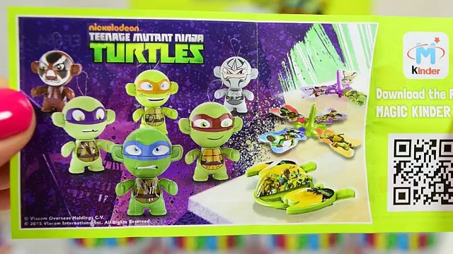 Huevos Kinder Sorpresa de las Tortugas Ninja Colección Completa | JuguetesYSorpresas