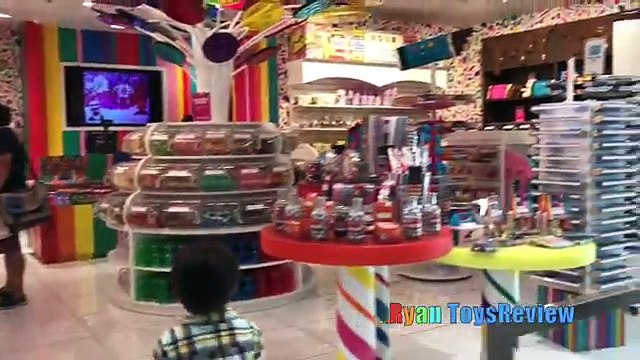 Ryan ToysReview Family Fun Trip Airplane to NYC Kinder Surprise Eggs Opening Kids Disney T