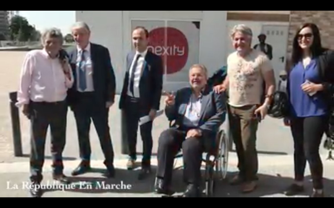 Braouezec en campagne avec En Marche pour Ménard candidat Macron 2017 aux législatives