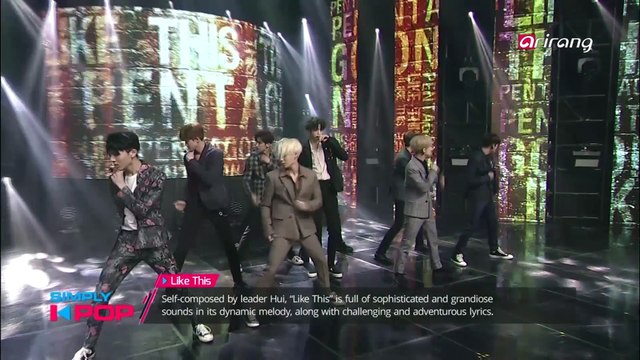 [Simply K-Pop] PENTAGON(펜타곤) _ Like This _ p.282 _ 091517