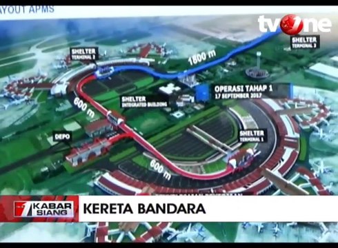 Hari Pertama Skytrain Bandara Soekarno Hatta Beroperasi