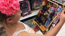 ToysRus Doll Shopping: Monster High, Barbie, Disney Princesses toy aisle fun