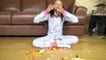 BAD BABY Learn color LOTS Chocolate Sophia Sarah Toys To See OF CANDY CHALLENGE Nerds Gumb