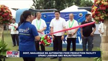 DOST, naglunsad ng Automated Food Production Facility upang labanan ang malnutrisyon