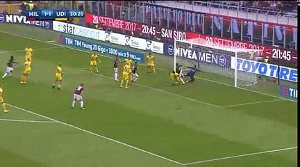 Nikola Kalinic Goal HD - AC Milan	2-1	Udinese 17.09.2017