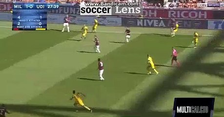 AC Milan 1 - 1 Udinese 17/09/2017 Kevin Lasagna Goal  HD