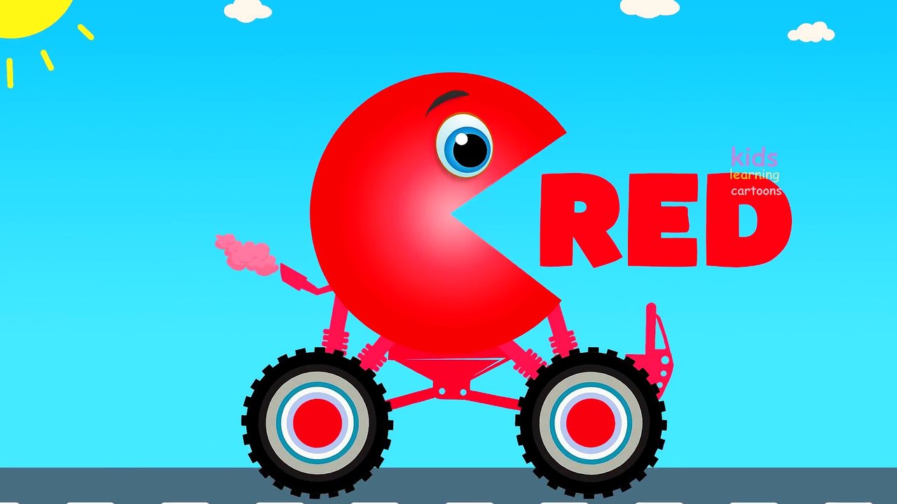 Learn Colors With Pacman For Kids - Colour Balls - Funny Video For Kids ...
