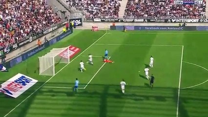Clinton N'Jie second Goal HD - Amiens	0-2	Marseille 17.09.2017