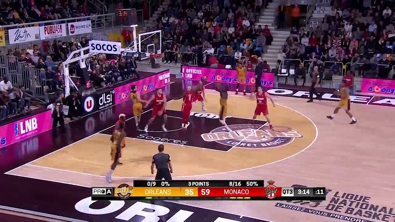 Pro A - J15 : Orléans vs Monaco