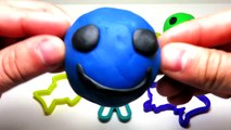 Smiley Face Play Doh Molds & Shapes Creative Video for Kids