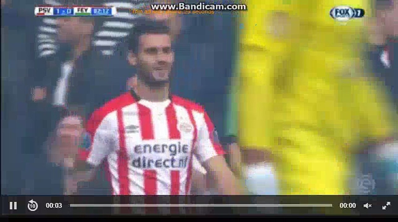Gaston Pereiro Goal HD - PSV Eindhoven 1-0 Feyenoord 17.09.2017
