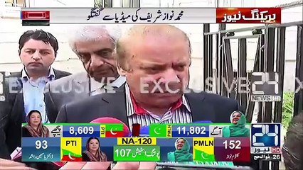 EX PM Nawaz Sharif media talk in London