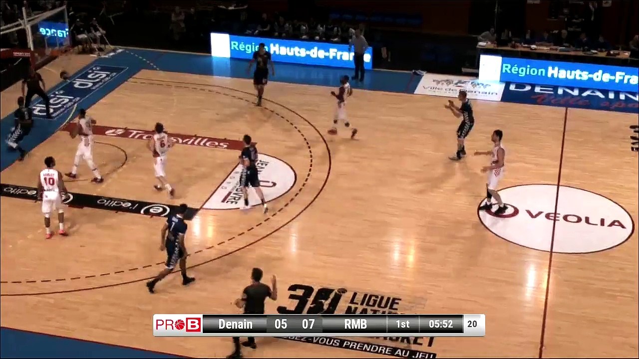 Pro B - J19 : Denain vs Rouen