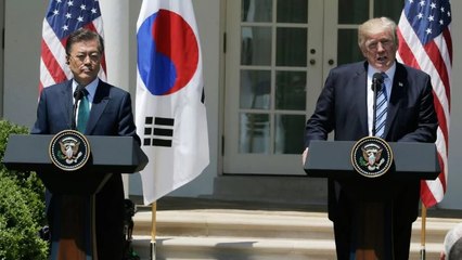 Trump: "Hablé con el presidente surcoreano, lo pregunté qué tal estaba el Hombre Misil"