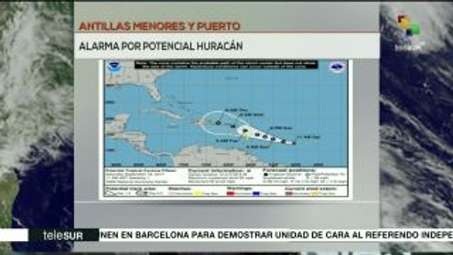 Tormenta tropical María podría tocar Puerto Rico como huracán
