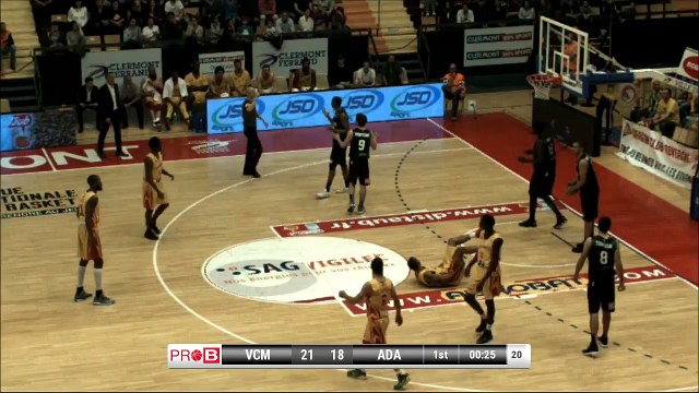 Pro B - J34 : Vichy-Clermont vs Blois