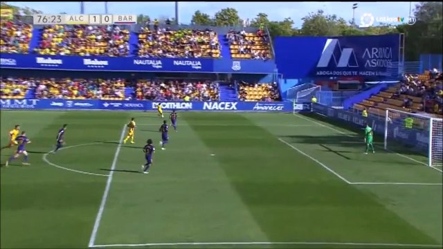 1-0 Álvaro Giménez Goal Spain Segunda Division - 17.09.2017 Alcorcón 1-0 Barcelona B