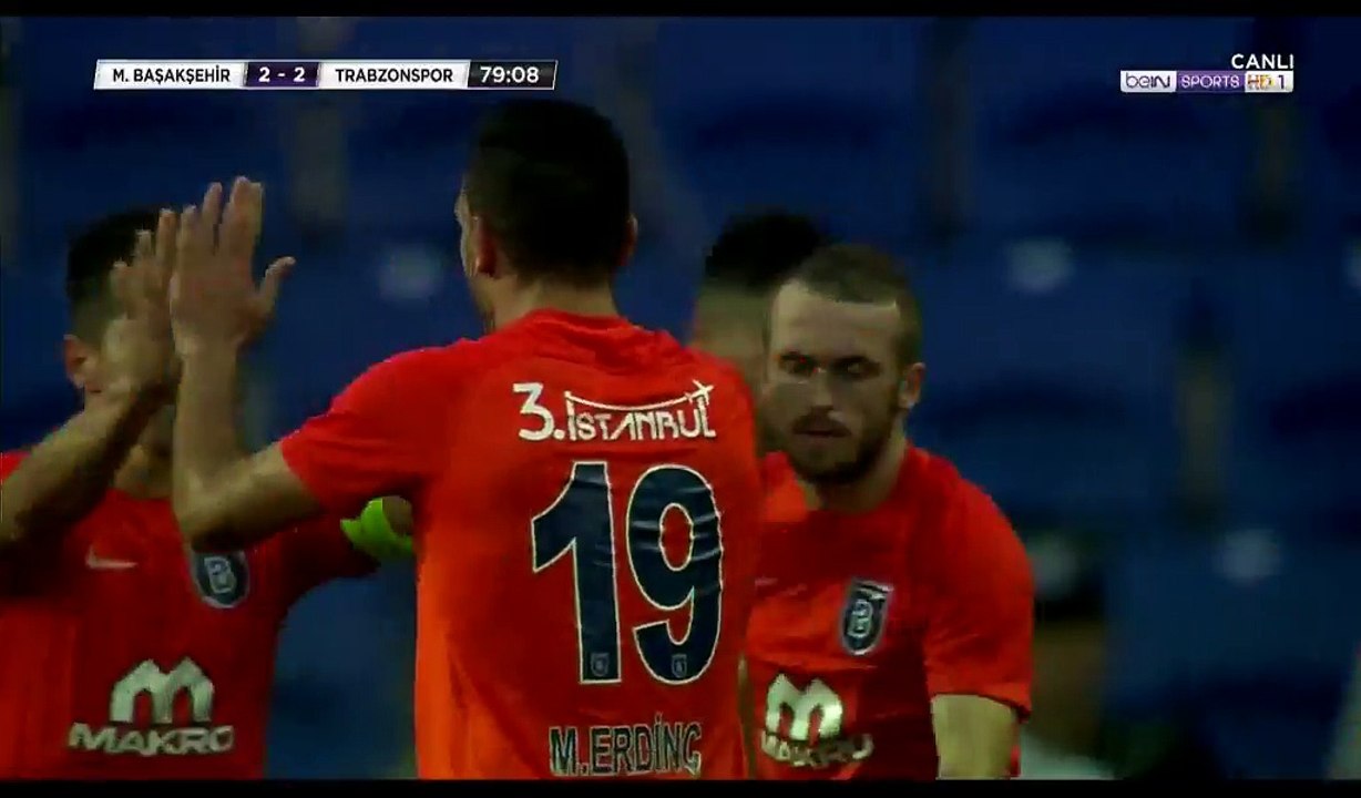 Mevlut Erdinc Goal HD - Basaksehir 2-2 Trabzonspor - 17.09.2017