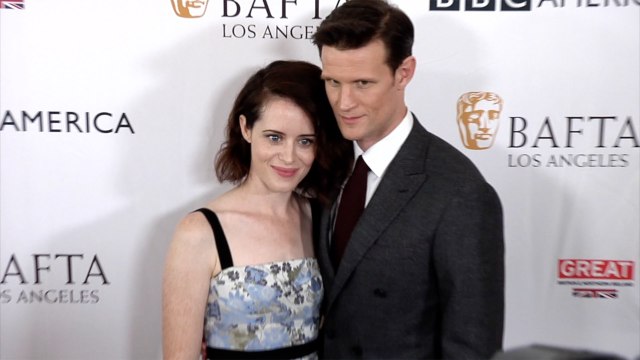 Claire Foy and Matt Smith 2017 BAFTA LA TV Tea Party Red Carpet